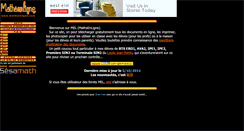 Desktop Screenshot of mathsenligne.net